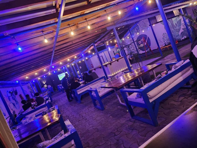 Open-air dining at Urth Café